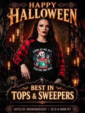 🐈‍⬛Party Time🦇 Best in Tops 10/31 @Noon PST - Tag A Pff 🎃 For HP 👻#164